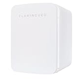 Flamingueo Mini Kühlschrank 10L - Kühlschrank Klein 12V/220V, Skincare Fridge, Funktion Kühlen und Heizen,…