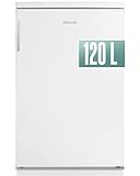 HEINRICHS Getränkekühlschrank 120L klein kompakt leise:40db mit Gefrierfach(13L) MiniBar; Tisch-Kühlschrank;…