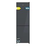 Cecotec Kühlschrank Kombi 322L Bolero CoolMarket Combi 322i Grau Glas D. 185,5cm Höhe, 59,5cm Breite,…