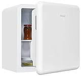 Exquisit Mini Kühlschrank CKB45-0-031F weiss | Kühlbox | 47 Liter Nutzinhalt | Hotelkühlschrank | Retrostyle