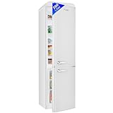 Bomann® Retro Kühl-Gefrier-Kombination mit 250 L Nutzinhalt | Kühlen: 186 L und Gefrieren: 64 L | Kühlschrank…