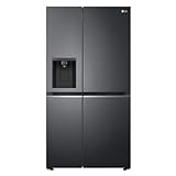 LG GSLV71MCLE, Klasse E, 635 L, Side-by-Side Kühlschrank, Eis-, Crushed Ice- Wasserspender, Total No-Frost,…