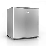 H.Koenig Mini-Kühlschrank FGX490 / 45 L/freistehend/kompakt/Größe 51cm / leise / 4L Eisfach/verstellbares…