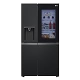 LG GSGV81EPLL Side-by-Side Kühlschrank mit Instaview | Eis-, Crushed Ice und Wasserspender | Total No…