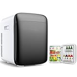 RELAX4LIFE 15L Mini Kühlschrank, elektrischer Kühlschrank mit Kühl- & Heizfunktion, Minibar einstellbare…