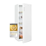 Exquisit Kühlschrank KS5320-V-H-040E weiss | 242 l Nutzinhalt | LED-Beleuchtung | 5 Glasablagen | Ohne…