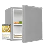 Exquisit Mini-Kühlschrank KB05-V-151F grauPV | Kühlbox 41 Liter Volumen | LED-Innenbeleuchtung | Kühlschrank…