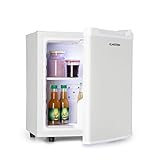 Klarstein Silent Cool Minibar Minikühlschrank Mini Snacks- und Getränkekühlschrank (2 Etagen, 4,5-15°C…