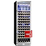 Klarstein Einbau-Weinkühlschrank, 1 Zonen Getränkekühlschrank Klein, Kleiner Weinschrank 433L, Wein-Kühlschrank…