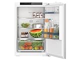 BOSCH KIR21VFE0 Einbau-Kühlschrank Serie 4, integrierbarer Kühlautomat ohne Gefrierfach 88x56 cm, 136L…