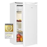 Exquisit Kühlschrank KS86-0-090E weiss | 79 l Nutzinhalt | Eisfach | LED-Beleuchtung | 45cm Breite