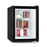 Klarstein Brooklyn 42 Mini-Kühlschrank mit Glastür, kompakt, freistehend, Thermoelektrisches Kühlsystem,…