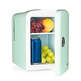 GOURMETmaxx Mini-Kühlschrank im Retro Design | Ideal für Lebensmittel, Getränke, Dosen und Beauty-Artikel…
