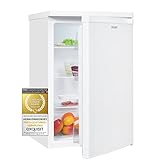 Exquisit Kühlschrank KS16-V-040E weiss | Kühlschrank ohne Gefrierfach freistehend 127 L Volumen | Vollraumkühlschrank…