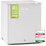 Stillstern Mini Kühlschrank E 45L mit Abtauautomatik, Schloss, Frostfach, Leise, Ideal für Küche, Büro,…