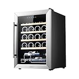 Cecotec Weinkühlschrank GrandSommelier 20000 Inox Compressor. 20 Flaschen mit Kompressor, der eine hohe…