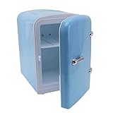 Bewinner Mini-Kühlschrank, 4 Liter Tragbarer Thermoelektrischer Kühler und Wärmer, Kompakter Reisekühlschrank,…