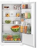 BOSCH KIR31NSE0 Einbau-Kühlschrank Serie 2, integrierbarer Kühlautomat ohne Gefrierfach 102x56 cm, 165L…