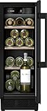 Bosch KUW20VHF0 Serie 6 Weinkühlschrank, 82 x 30 cm, 21 Flaschen, Temperatur: 5-20 °C, eine Temperaturzone,…