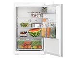 BOSCH KIR21NSE0 Einbau-Kühlschrank Serie 2, integrierbarer Kühlautomat ohne Gefrierfach 88x56 cm, 136L…