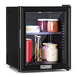 Klarstein Kühlschrank, Mini Kühlschrank mit Glastüre, Mini-Kühlschrank für Getränke, Snacks & Kosmetik,…