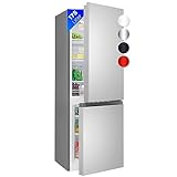 Bomann® Kühlschrank mit Gefrierfach 143cm hoch | Kühl Gefrierkombination 175L mit 3 Ablagen & 3 Schubladen…