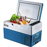 VEVOR Kühlschrank, tragbar, 22L Autokühlschrank Kompressorkühlbox Edelstahl Urlaub Isolierbox Mini Kühlschrank…
