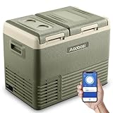 AAOBOSI Kompressor Kühlbox 33L, Kühlbox elektrischer -20 °C bis 20 °C, Kühlbox Kompressor Dual-Zonen-App-Steuerung,…