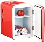 Rosenstein & Söhne Kfz Kühlschrank: Mini-Kühlschrank mit Warmhalte-Funktion, 4 Liter, für 12/230 Volt,…