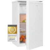 exquisit Kühlschrank KS5117-3-040E, 85 cm hoch, 48 cm breit, LED, Türanschlag wechselbar, Gemüsefach,…