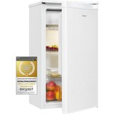 exquisit Kühlschrank KS86-0-091F, 84.5 cm hoch, 45 cm breit, 79 Liter Nutzinhalt, Eisfach, LED-Beleuchtung