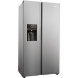 Haier Kühlschrank Edelstahl XL Slim Line HSR5918DIMP, 177,5 cm hoch, 90,8 cm breit, Eiswürfeldispenser,…