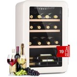 Klarstein Weinkühlschrank Vinetage 19 Uno, für 19 Standardflaschen á 0,75l,Wein Flaschenkühlschrank…