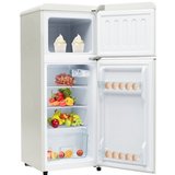 GLIESE Kühl-/Gefrierkombination Retro-Kühlschrank., zweitürig, mit 92 Liter Gesamtvolumen, 28 Liter…