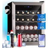Klarstein Getränkekühlschrank HEA-Coachella65 10034821, 47 cm hoch, 63.6 cm breit, Bierkühlschrank Getränkekühlschrank…