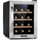 Klarstein Weinkühlschrank Reserva 12 Uno, für 12 Standardflaschen á 0,75l,Wein Flaschenkühlschrank Weintemperierschrank…