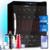 Klarstein Getränkekühlschrank HEA-Coachella60-OX 10034823, 47 cm hoch, 63.6 cm breit, Bierkühlschrank…