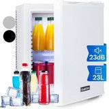 Klarstein Table Top Kühlschrank HEA-HappyHour-Wht 10035239A, 47 cm hoch, 38 cm breit, Hausbar Minikühlschrank…