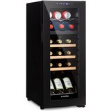Klarstein Weinkühlschrank Bodega 18 Duo+, für 18 Standardflaschen á 0,75l,Wein Flaschenkühlschrank Weintemperierschrank…
