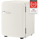 TZS FIRST AUSTRIA Table Top Kühlschrank FA-5172-3-CR, Mini Kühlschrank 40L, Minibar E lautlos, LED-Beleuchtung,…
